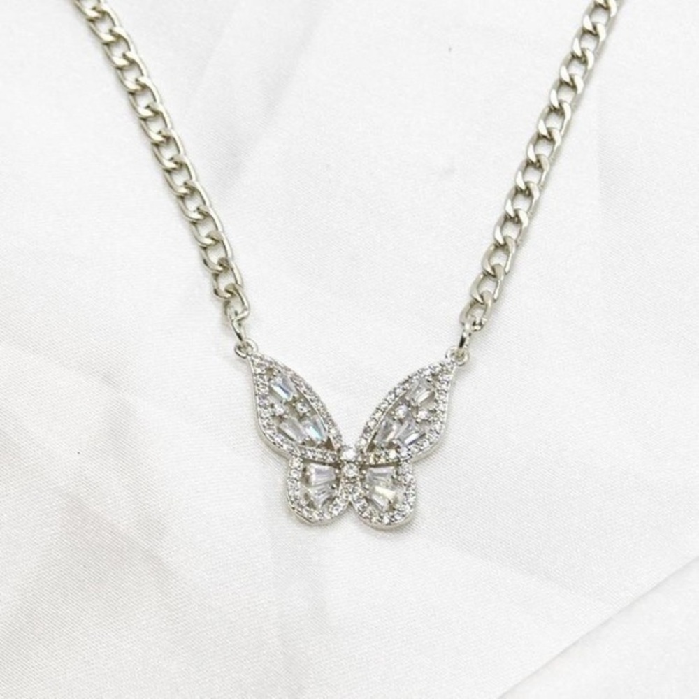 Crystal Butterfly Necklace